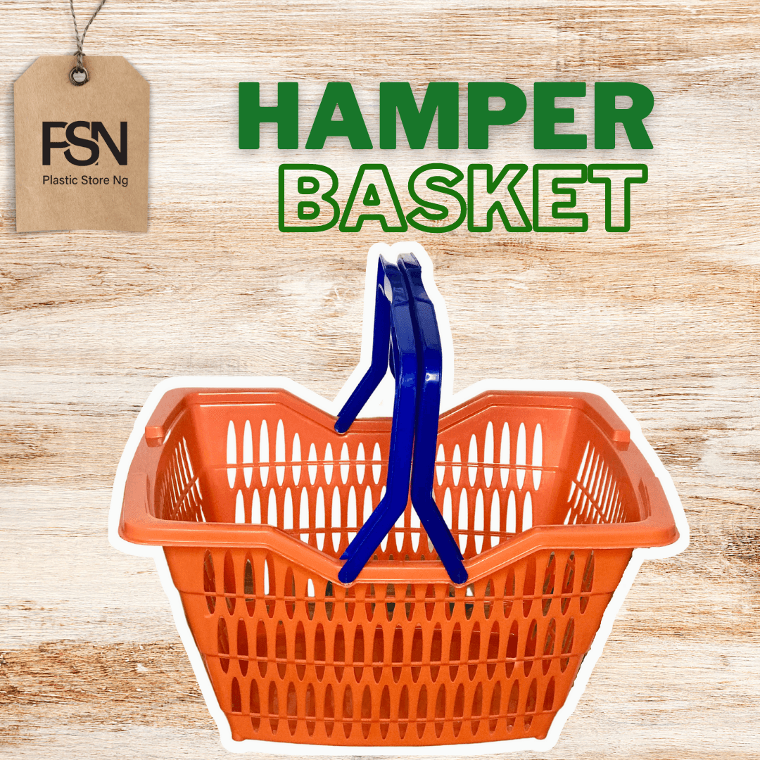 Hamper basket for gifts and home storage