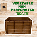 Vegetable Non-Perforated Crate (MOQ-12pcs)