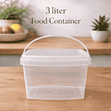 3LTRS Squared Container(per dozen)