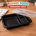 Yummy Food Takeaway Pack(Disposable Plate – 100pcs)
