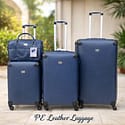 Plain P.E Leather Luggage(per set of 4 in1)