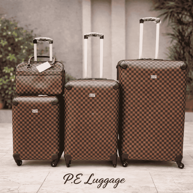P.E luggage 4-in-1 travel suitcase set