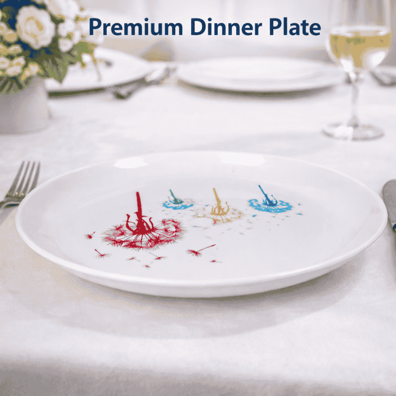 Premium dinner plate plastic set for home dining